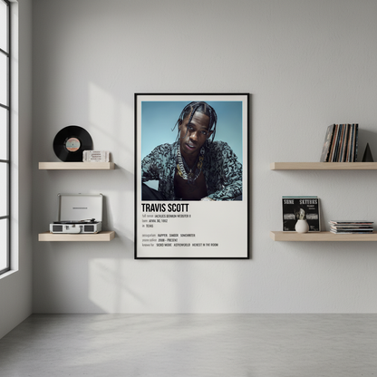 Travis Scott – Songs Wall Frame