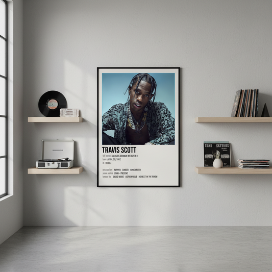 Travis Scott – Songs Wall Frame