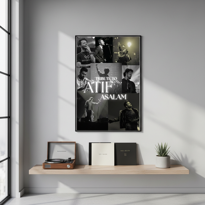 Atif Aslam – Songs Wall Frame