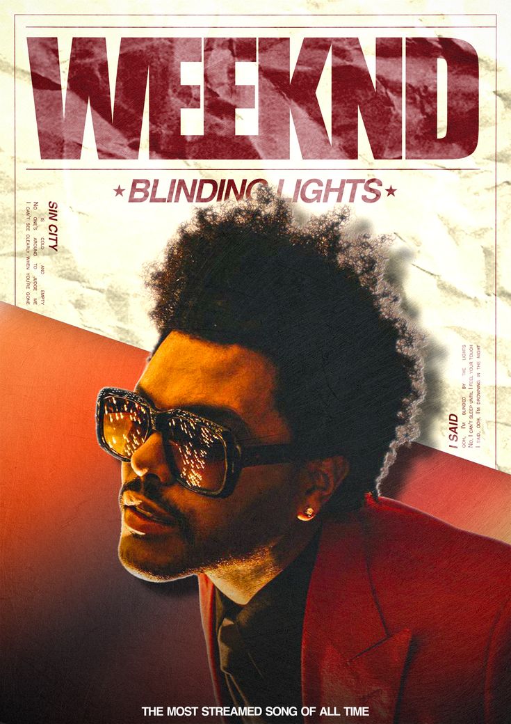 Weeknd – Songs Wall Frame