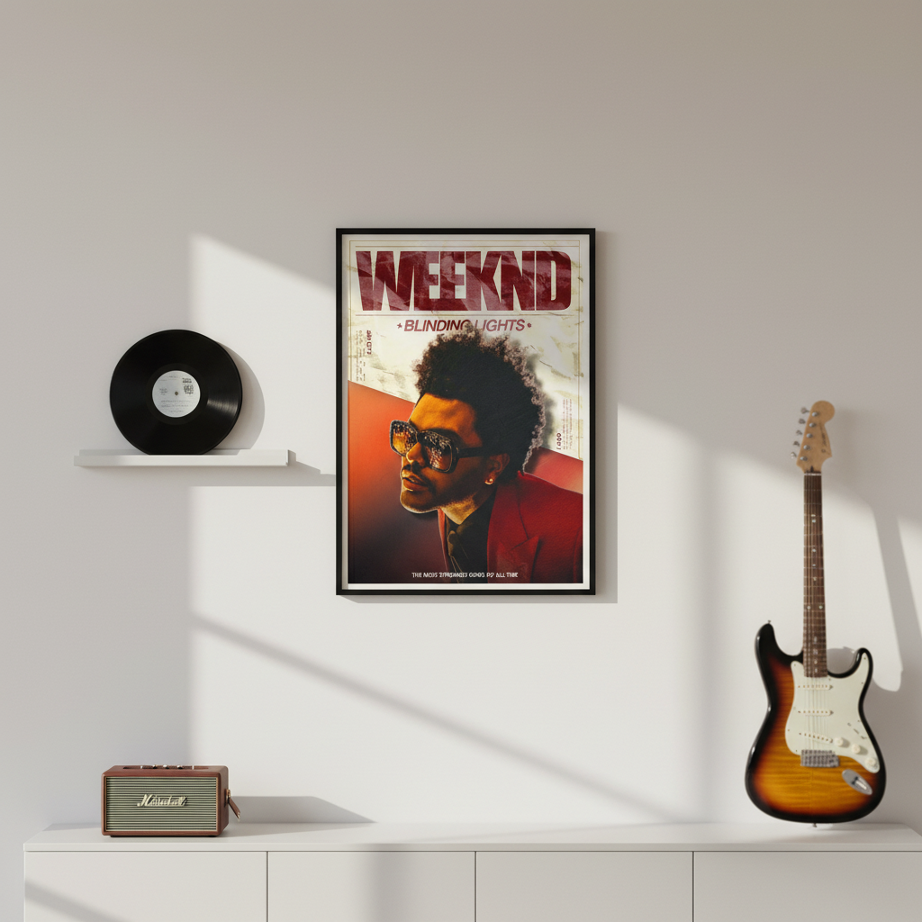 Weeknd – Songs Wall Frame