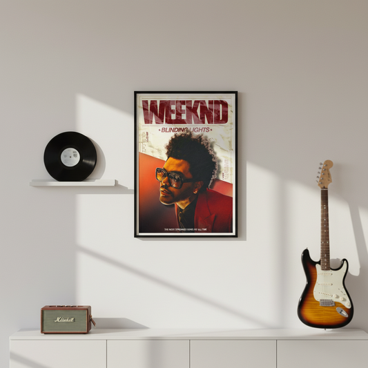 Weeknd – Songs Wall Frame