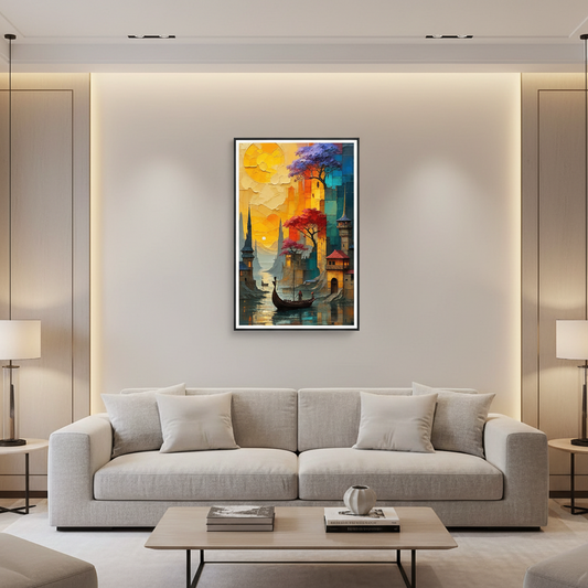 The Dreaming City framed wall art print — Casa Blend