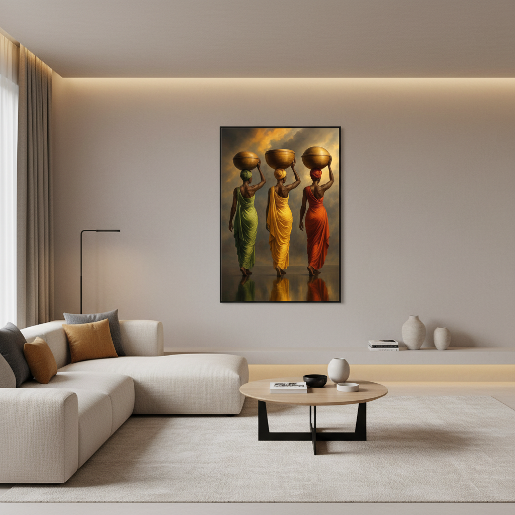 Three Womens framed wall art print — Casa Blend