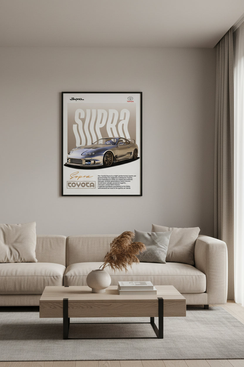 Cars - Silver Toyota Supra