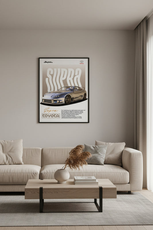 Cars - Silver Toyota Supra