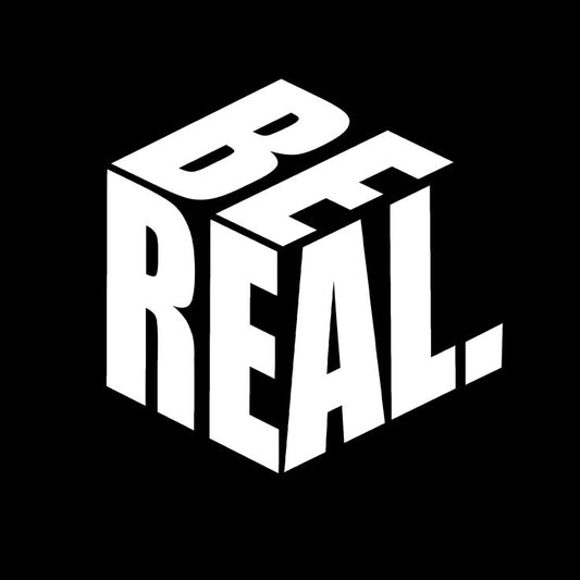 White 'BFL REAL.' text on a black background
