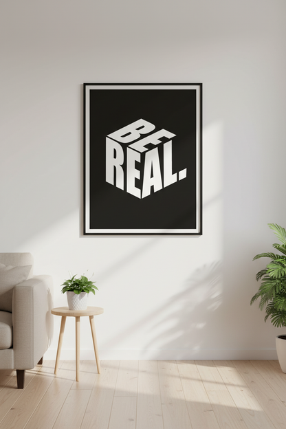 Typography - Be Real