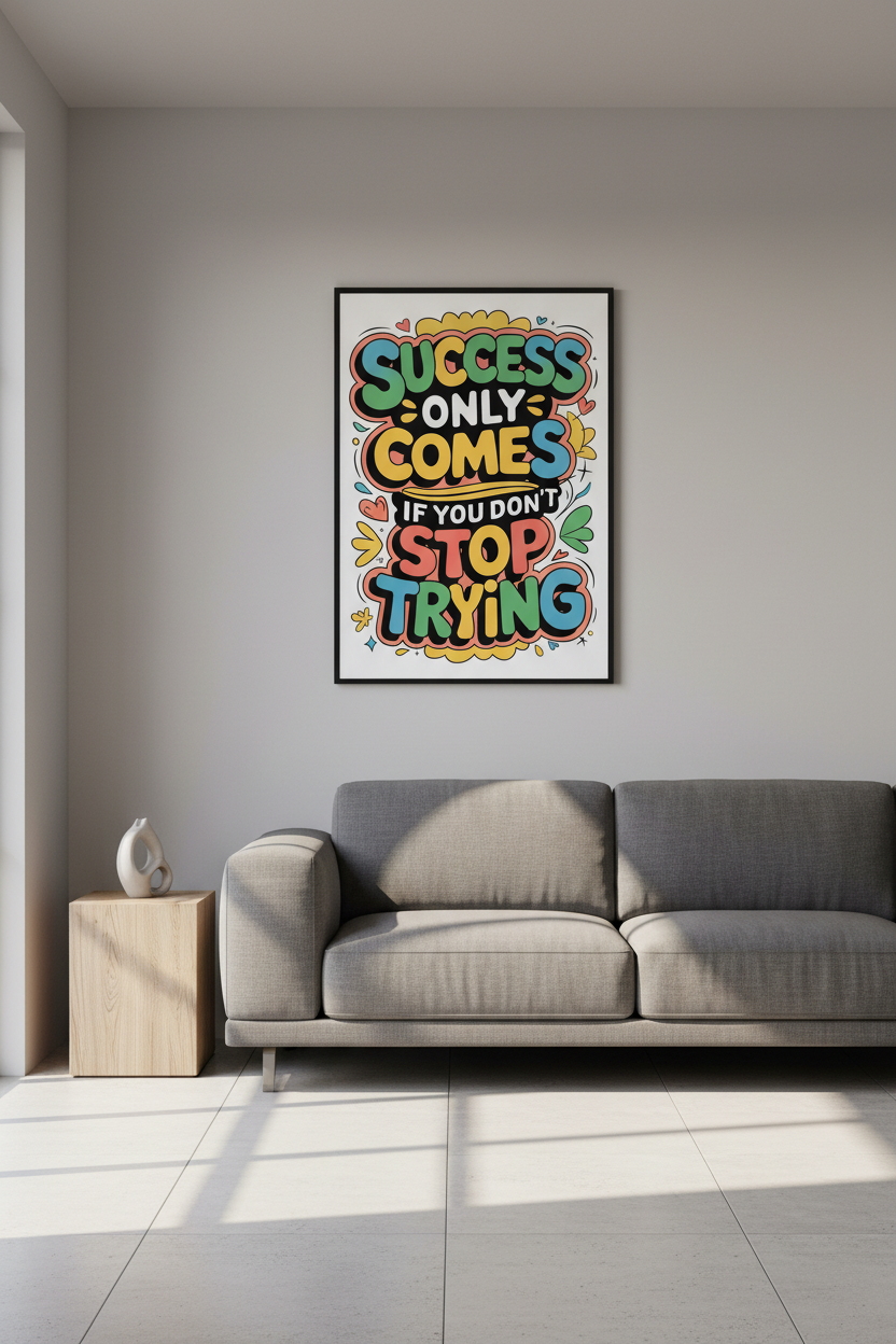 Typography - Keep Trying