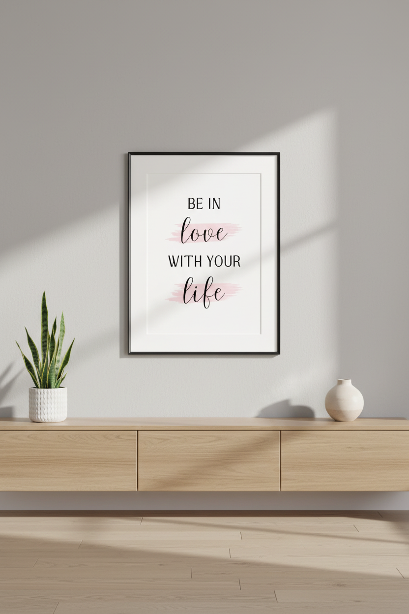 Typography - Life Affirmations