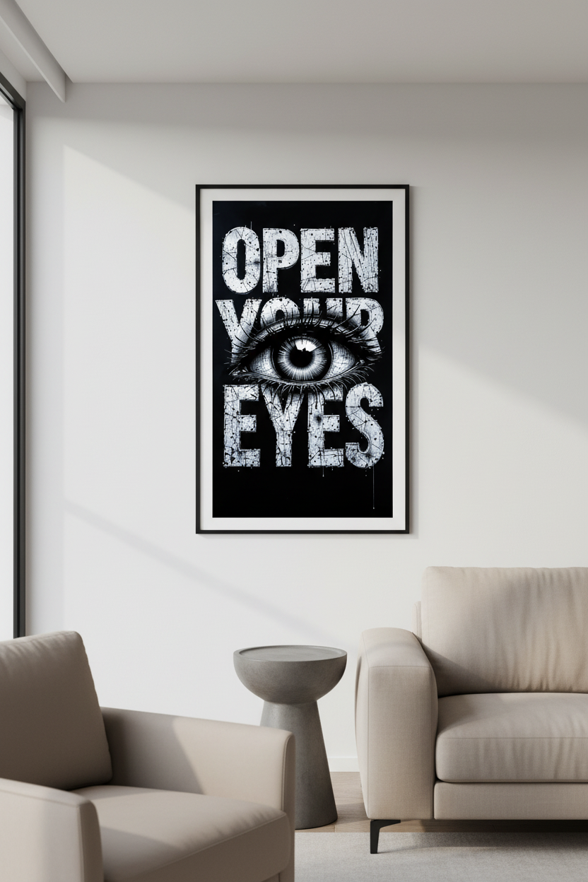 Typography - Open Your Eyes