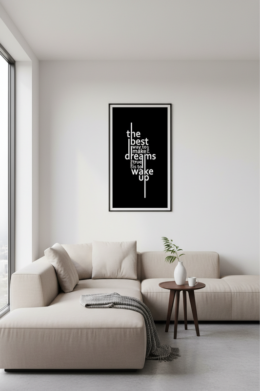 Typography - Wake Up To Dreams