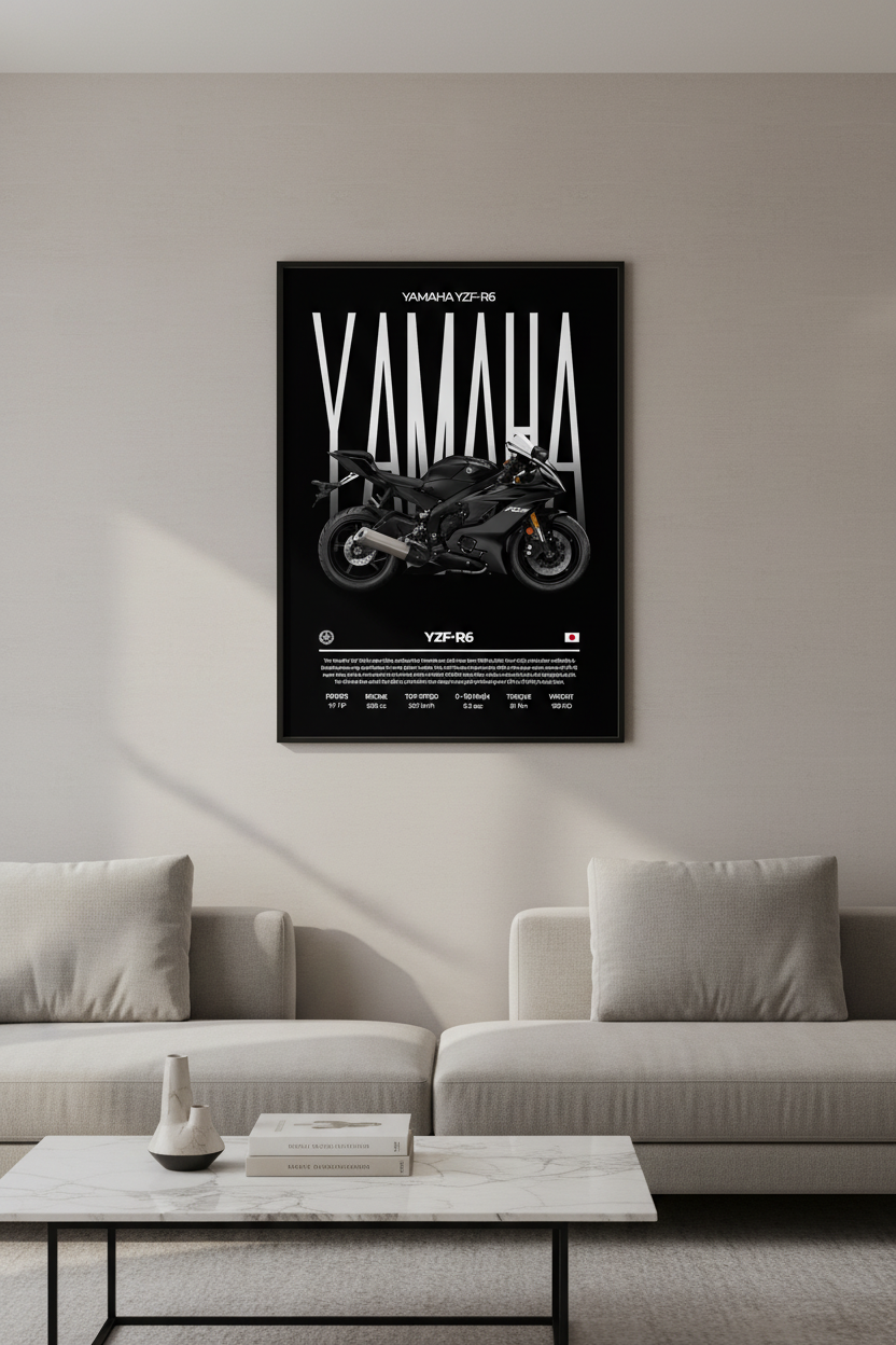 Bikes - Black Yamaha YZF R6