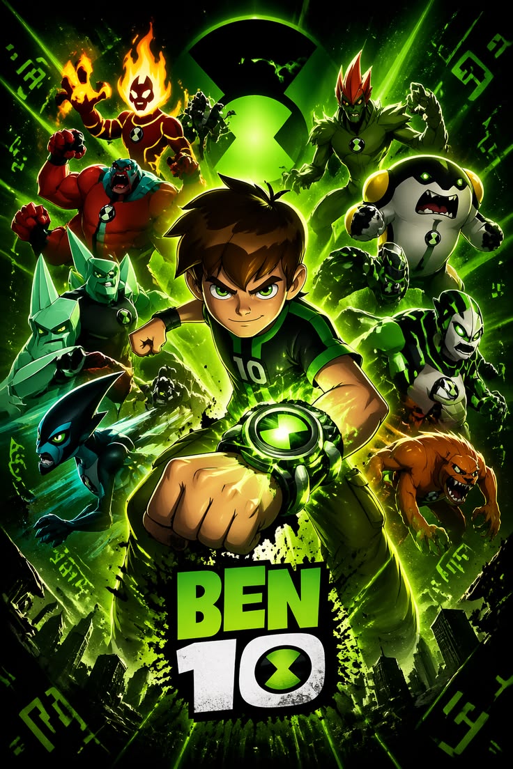 Ben 10 framed wall art print — Casa Blend