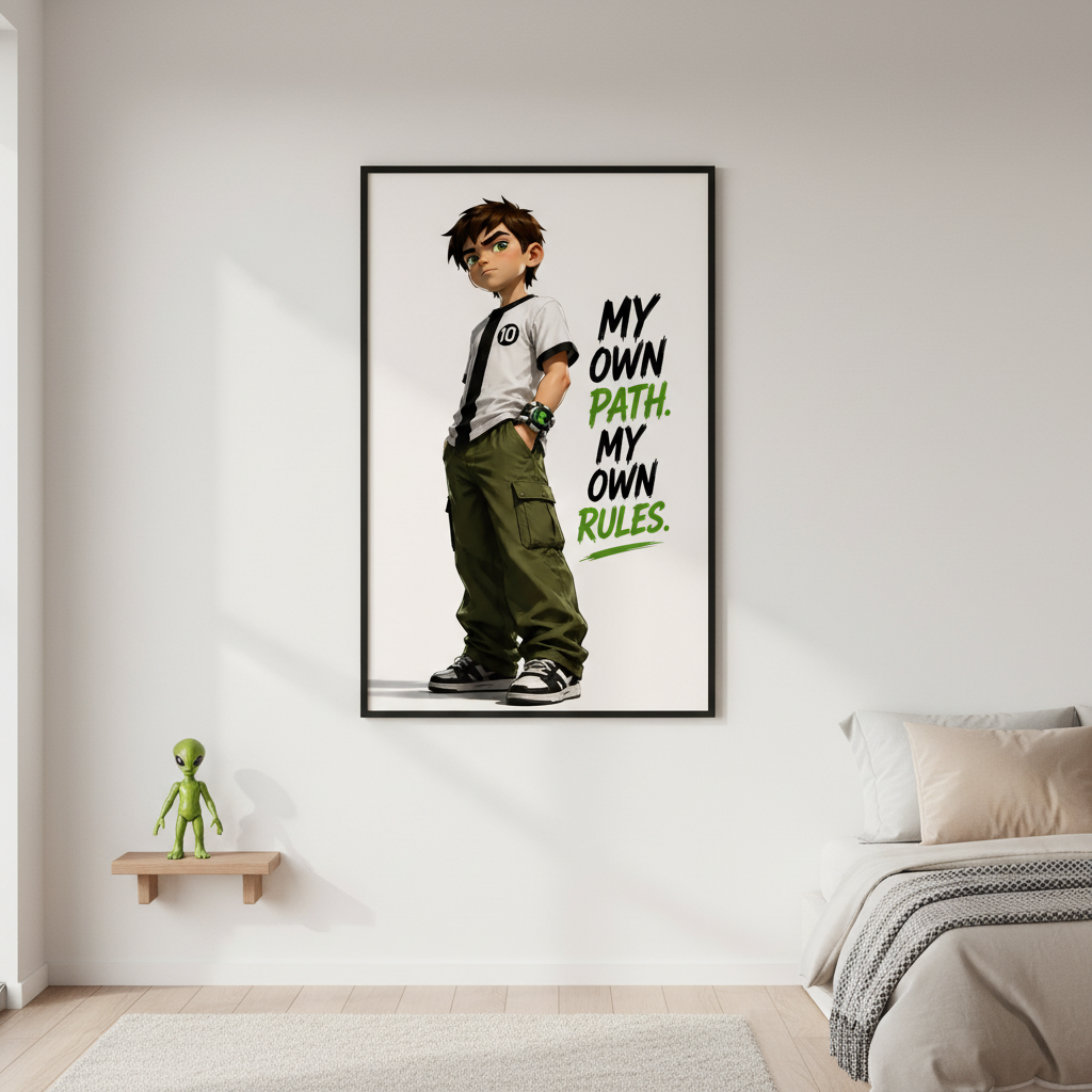 Kids Room – Ben with Typography
