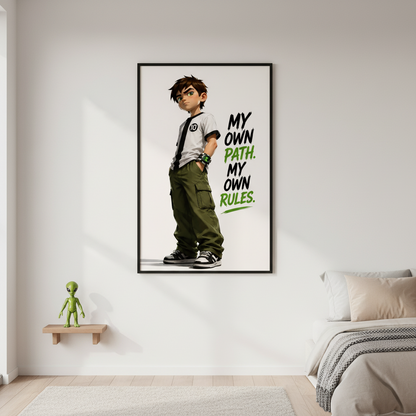 Kids Room – Ben with Typography