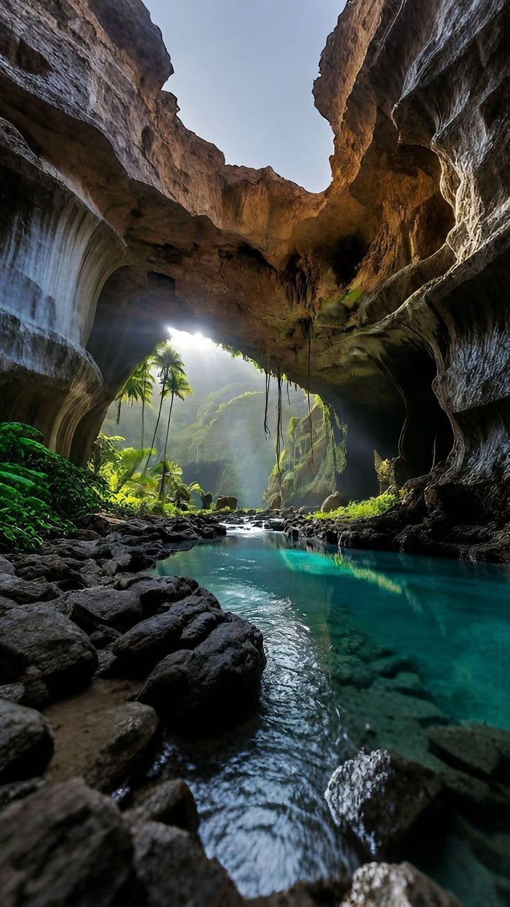 Bridge Cave framed wall art print — Casa Blend