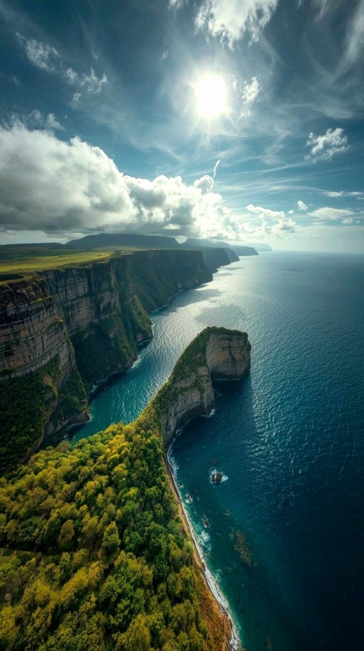 Coastal Cliffs framed wall art print — Casa Blend