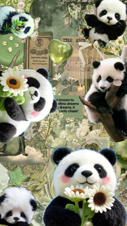 Cute Pandaa framed wall art print — Casa Blend