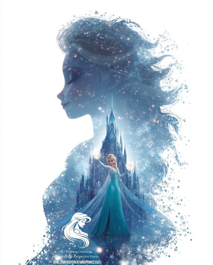 Frozen framed wall art print — Casa Blend