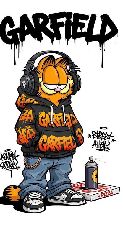 Garfield framed wall art print — Casa Blend