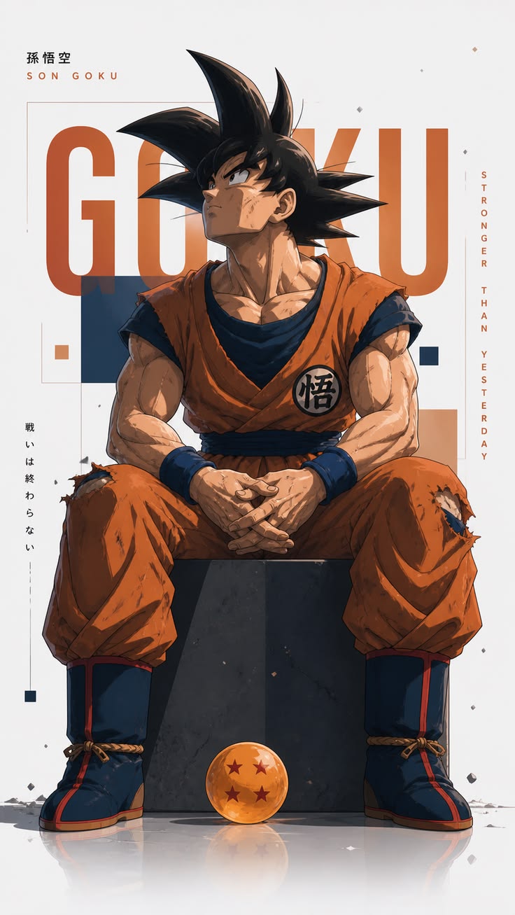 Goku framed wall art print — Casa Blend