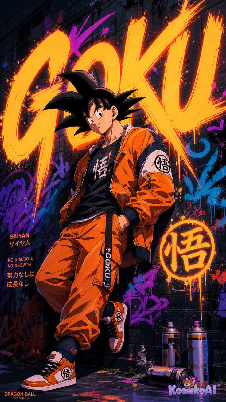 Goku framed wall art print — Casa Blend