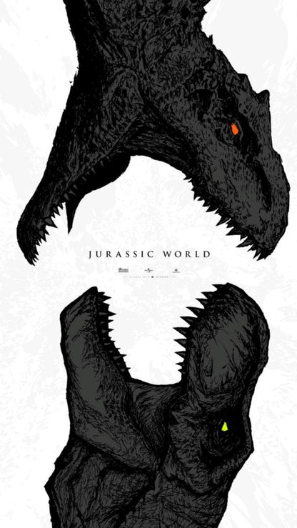 Jurassic World framed wall art print — Casa Blend