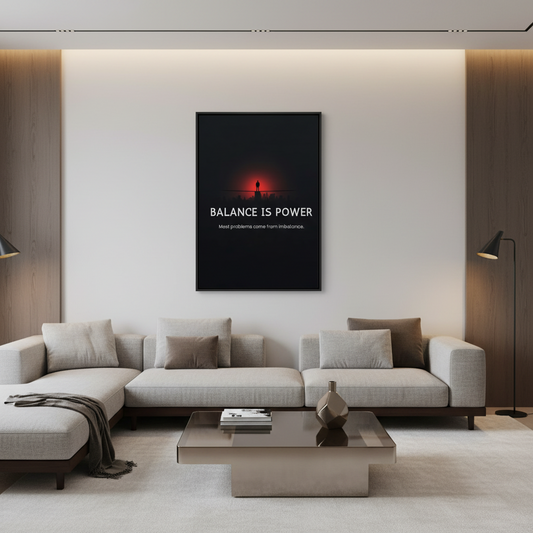 Line of Thought framed wall art print — Casa Blend