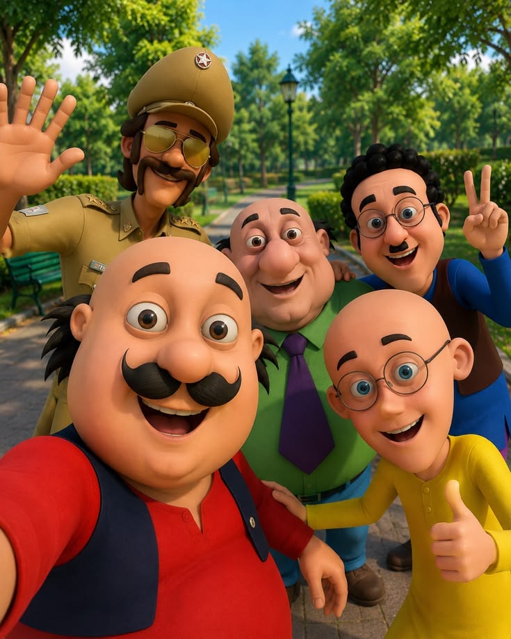Mottu Patlu framed wall art print — Casa Blend