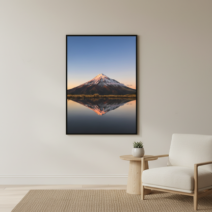 Nature’s Majesty - Reflected Snow Capped Mountain