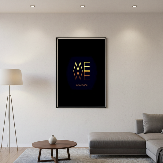 Reflection framed wall art print — Casa Blend