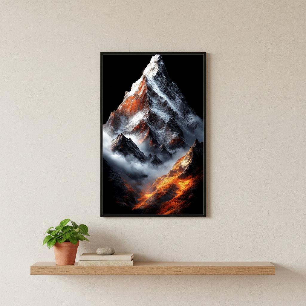 Nature’s Majesty - Snowy Mountain