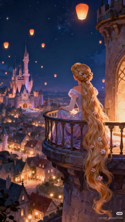 Tangled framed wall art print — Casa Blend