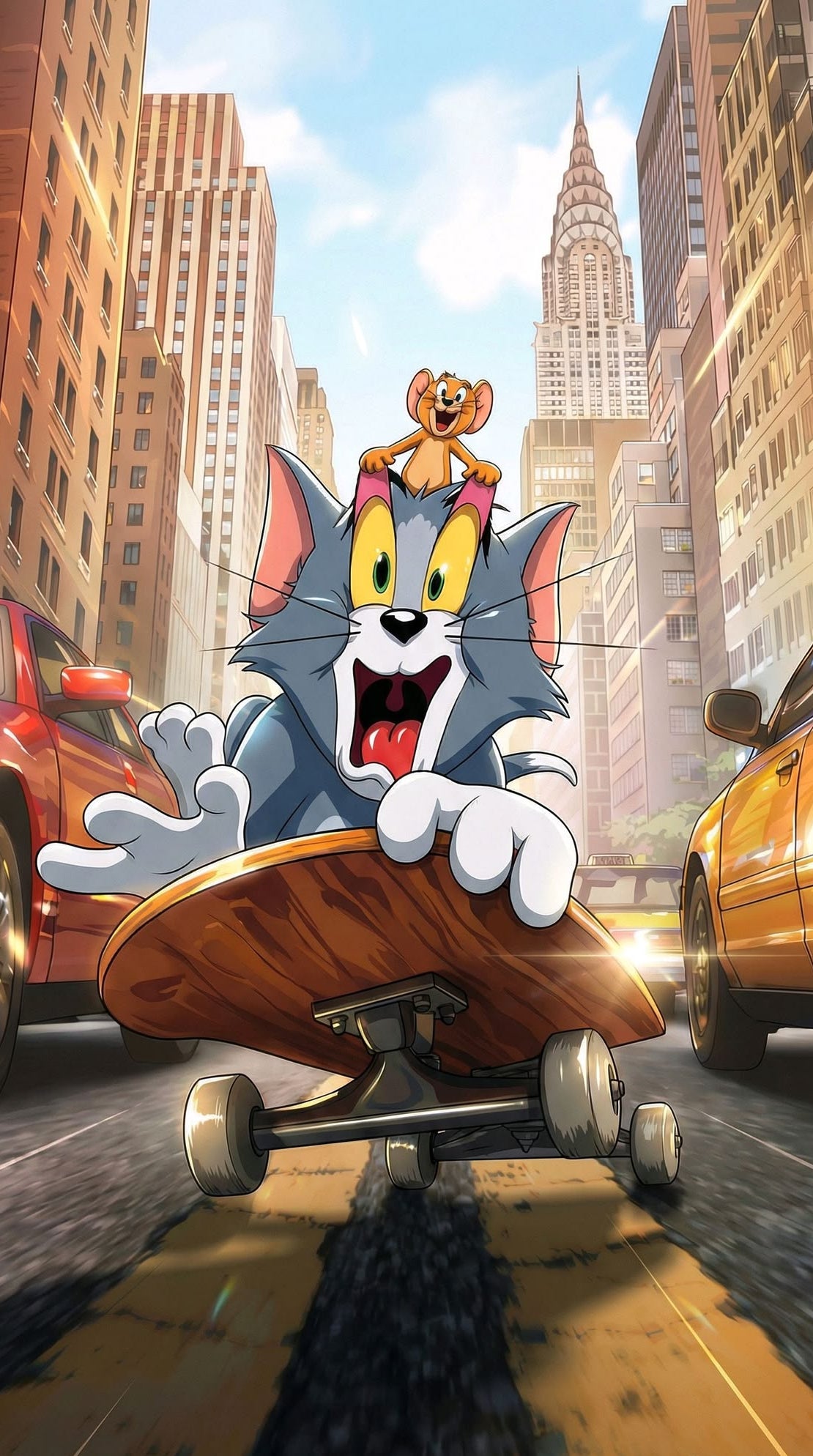 Tom and Jerry sk framed wall art print — Casa Blend