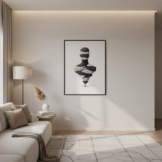 Unwritten framed wall art print — Casa Blend