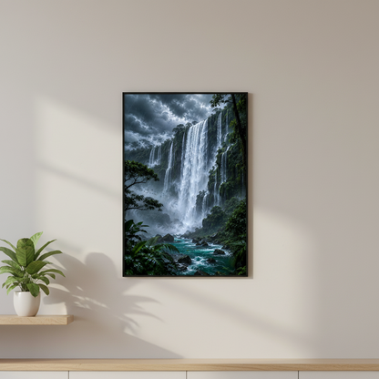 Nature’s Majesty - Waterfalls Cliff