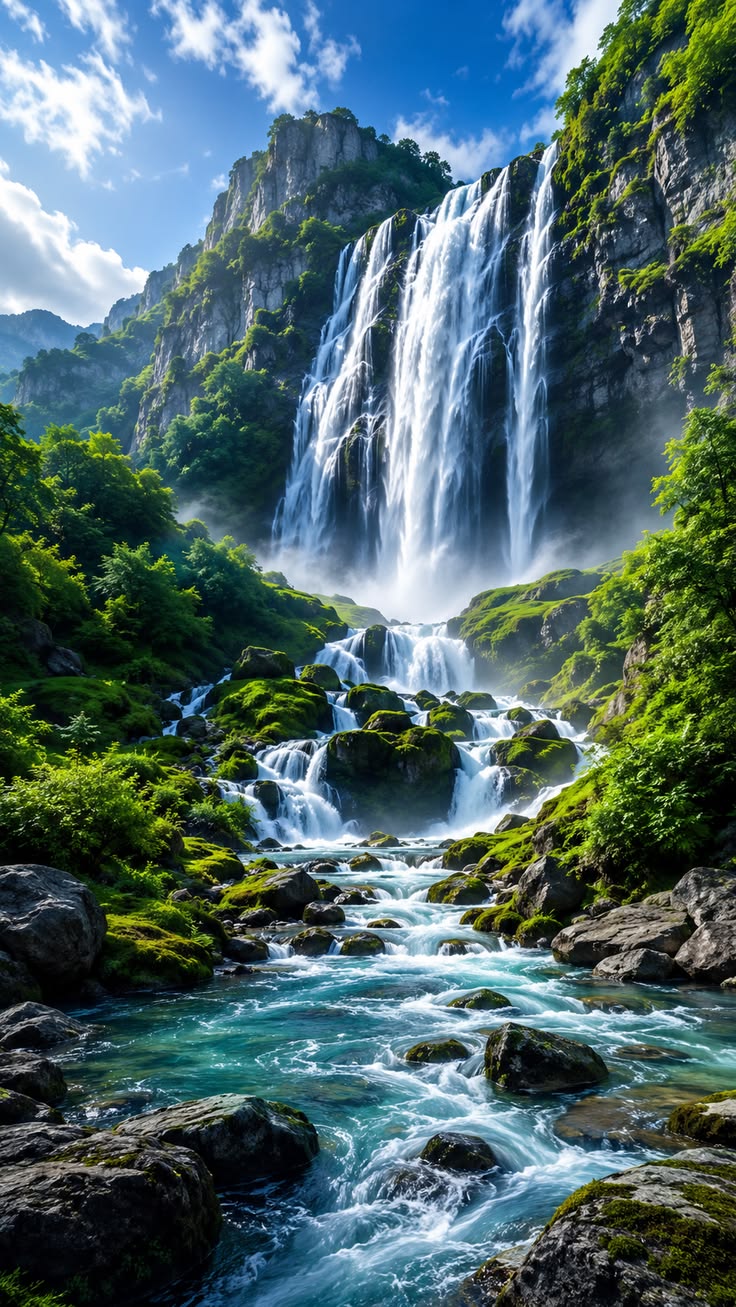 Whisper Falls framed wall art print — Casa Blend